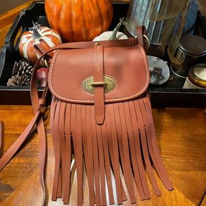 NWOT Dooney and Burke Crossbody Fringe